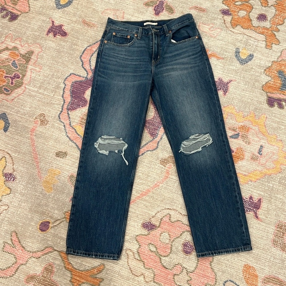 NWOT Levi’s low pro straight mid-rise jeans - Picture 7 of 7